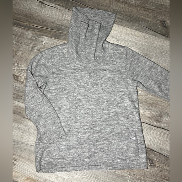 Calvin Klein Gray Ribbed Turtleneck Sweater Dress M - Picture 15 of 15